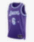 Low Resolution Los Angeles Lakers City Edition Nike Dri-FIT NBA Swingman Jersey