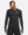 Low Resolution Langærmet Nike Pro-crewtrøje til mænd