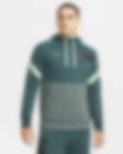 Low Resolution Felpa da calcio in fleece con cappuccio e zip a metà lunghezza Tottenham Hotspur - Uomo