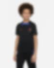 Low Resolution Playera de fútbol de manga corta Jordan Dri-FIT del Paris Saint-Germain visitante Strike para niños talla grande