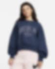 Nike Sportswear Phoenix Fleece Midnight Navy Oversize Crewneck Sweatshirt