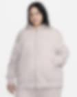 Low Resolution Nike Sportswear Phoenix Fleece Oversize-Damen-Hoodie mit durchgehendem Reißverschluss (große Größe)