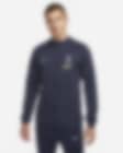 Low Resolution Maskinstrikket Tottenham Hotspur Academy Pro Nike-fodboldjakke med lynlås til mænd