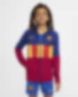 Low Resolution FC Barcelona Anthem Fußball-Track-Jacket für ältere Kinder