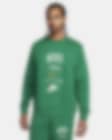 Low Resolution Långärmad tröja Nike Club Fleece med rund hals för män
