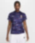 Low Resolution Damska przedmeczowa koszulka piłkarska z krótkim rękawem Nike Dri-FIT Anglia Academy Pro