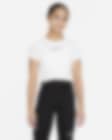 Low Resolution Nike Sportswear Older Kids' (Girls') Cropped Dance T-Shirt
