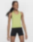 Low Resolution Camiseta de tirantes con bra deportivo para niña talla grande Nike Swoosh