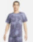 Low Resolution Nike Dri-FIT Men's All-Over Print Short-Sleeve Yoga Top