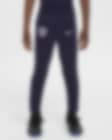Low Resolution Spodnie piłkarskie z dzianiny dla małych dzieci Nike Dri-FIT Anglia Academy Pro