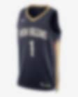 Low Resolution Ανδρική φανέλα Nike Dri-FIT NBA Swingman Νιου Ορλίνς Πέλικανς Icon Edition 2022/23