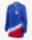 Low Resolution USMNT 2024 Stadium Away Big Kids' Nike Dri-FIT Soccer Long-Sleeve Replica Jersey