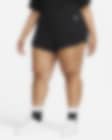 Low Resolution Nike Air Fleece-Shorts mit hohem Bund für Damen (große Größe)