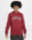 Low Resolution Chicago Bulls City Edition Nike NBA-pullover-hættetrøje i fleece til større børn