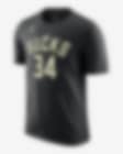Low Resolution เสื้อยืด Jordan NBA ผู้ชาย Milwaukee Bucks Statement Edition