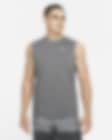 Low Resolution Camiseta Hydroguard de natación sin mangas de tela jaspeada para hombre Nike