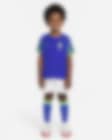 Low Resolution Brazil 2022/23 Away Younger Kids' Football Kit