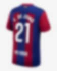 Frenkie de Jong Barcelona 2023/24 Stadium Home Men's Nike Dri-FIT