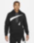 Low Resolution Nike Sportswear Swoosh Men's Pullover Semi-Brushed-Back Hoodie