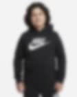 Low Resolution Nike Sportswear Club Fleece hettegenser til store barn (gutt) (utvidet størrelse)