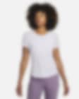 Low Resolution Γυναικεία κοντομάνικη μπλούζα με κανονική εφαρμογή Nike Dri-FIT UV One Luxe