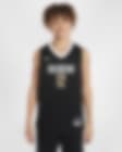 Low Resolution Ja Morant Memphis Grizzlies 2023/24 City Edition Nike Swingman NBA-jersey met Dri-FIT voor kids