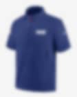 Low Resolution New York Giants Sideline Coach Men's Nike NFL 1/2-Zip Short-Sleeve Hooded Jacket