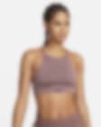 NIKIBIKI Women Seamless One Shoulder Ribbed Bralette, Made in U.S.A, One  Size (Almond) at  Women's Clothing store