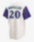 Men's Nike Luis Gonzalez Cream/Purple Arizona Diamondbacks Alternate  Cooperstown Collection Player Jersey