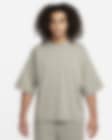 Low Resolution Overdimensioneret Nike Sportswear Tech Fleece Reimagined-sweatshirt med korte ærmer til mænd