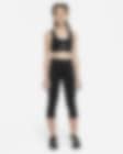Nike Dri-FIT One Big Kids' (Girls') Capri Leggings.