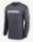 Low Resolution Nike Dri-FIT Sideline Velocity (NFL Las Vegas Raiders) Men's Long-Sleeve T-Shirt