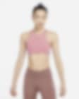 Low Resolution สปอร์ตบราผู้หญิงมีสายเส้นเล็กซัพพอร์ตบางเบามีซับในเบาบาง Nike Yoga Alate Curve
