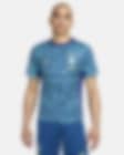 Low Resolution Brazil Academy Pro Men's Nike Dri-FIT Soccer Pre-Match Short-Sleeve Top
