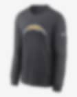Low Resolution Nike Primary Logo (NFL Los Angeles Chargers) Men’s Long-Sleeve T-Shirt