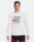 Low Resolution Langærmet Nike Max90-basketball-T-shirt til mænd