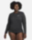 Low Resolution Nike Essential Dri-FIT Women's Long-Sleeve Hydroguard Swim Top (Plus Size)