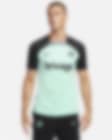 Low Resolution Ανδρική ποδοσφαιρική κοντομάνικη πλεκτή μπλούζα Nike Dri-FIT εναλλακτικής εμφάνισης Τσέλσι Strike