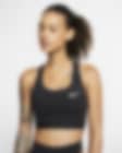 Low Resolution Nike Swoosh Sujetador deportivo de sujeción media sin almohadilla - Mujer
