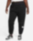 Low Resolution Γυναικείο ψηλόμεσο παντελόνι φόρμας Nike Sportswear Swoosh (μεγάλα μεγέθη)