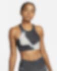 Low Resolution Brassière de sport teintée en dégradé à maintien normal avec doublure légère Nike Yoga Dri-FIT Swoosh pour Femme