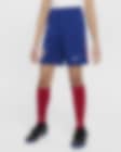 Low Resolution Kroatië 2024/25 Stadium Thuis/Uit Nike replica voetbalshorts met Dri-FIT voor kids