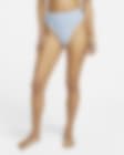 Low Resolution Nike Swim Damen-Bikinihose mit hohem Bund und Ausschnitt