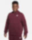 Low Resolution Nike Sportswear Club Fleece-pullover-hættetrøje (udvidet størrelse) til store børn (drenge)