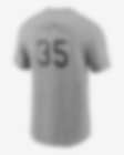 Nike Men's Nike Frank Thomas Black Chicago White Sox Cooperstown Collection  Name & Number T-Shirt