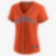 Profile Women's Orange Houston Astros Plus Alternate Replica Team Jersey
