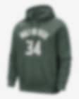 Low Resolution Felpa pullover con cappuccio Milwaukee Bucks Club Nike NBA – Uomo