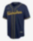 Low Resolution Camiseta de béisbol Replica para hombre MLB Milwaukee Brewer