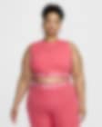 Low Resolution Nike Pro Women's Dri-FIT Cropped Tank Top (Plus Size)