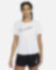 Low Resolution Damska koszulka z krótkim rękawem do biegania Nike Dri-FIT One